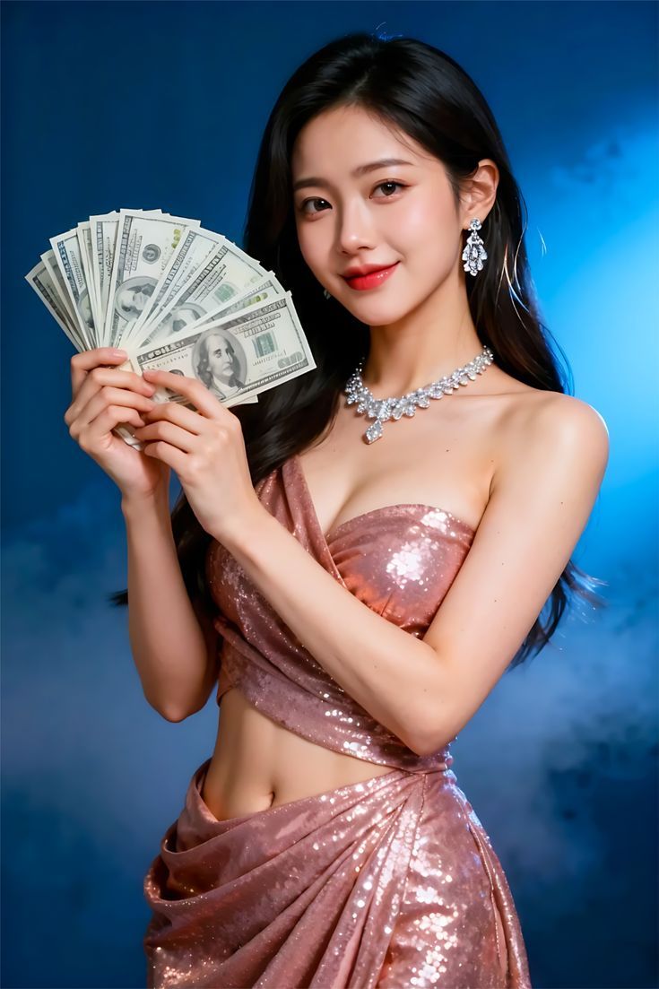 Live casino dealer at blackjack table with multiple camera angles